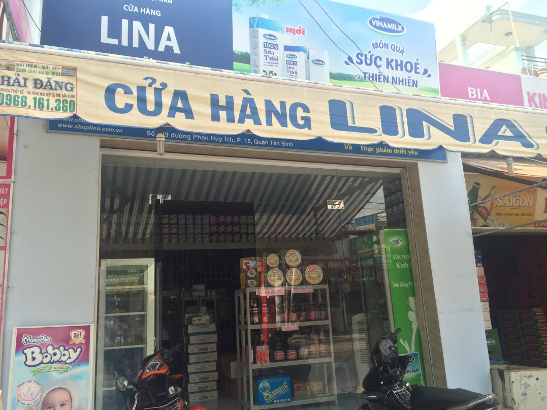 Cửa hàng Sữa tả Lina