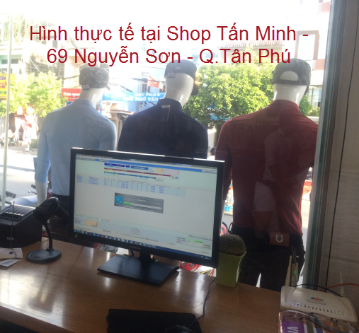 Phần mềm bán hàng VQSOFT tại shop Tấn Minh
